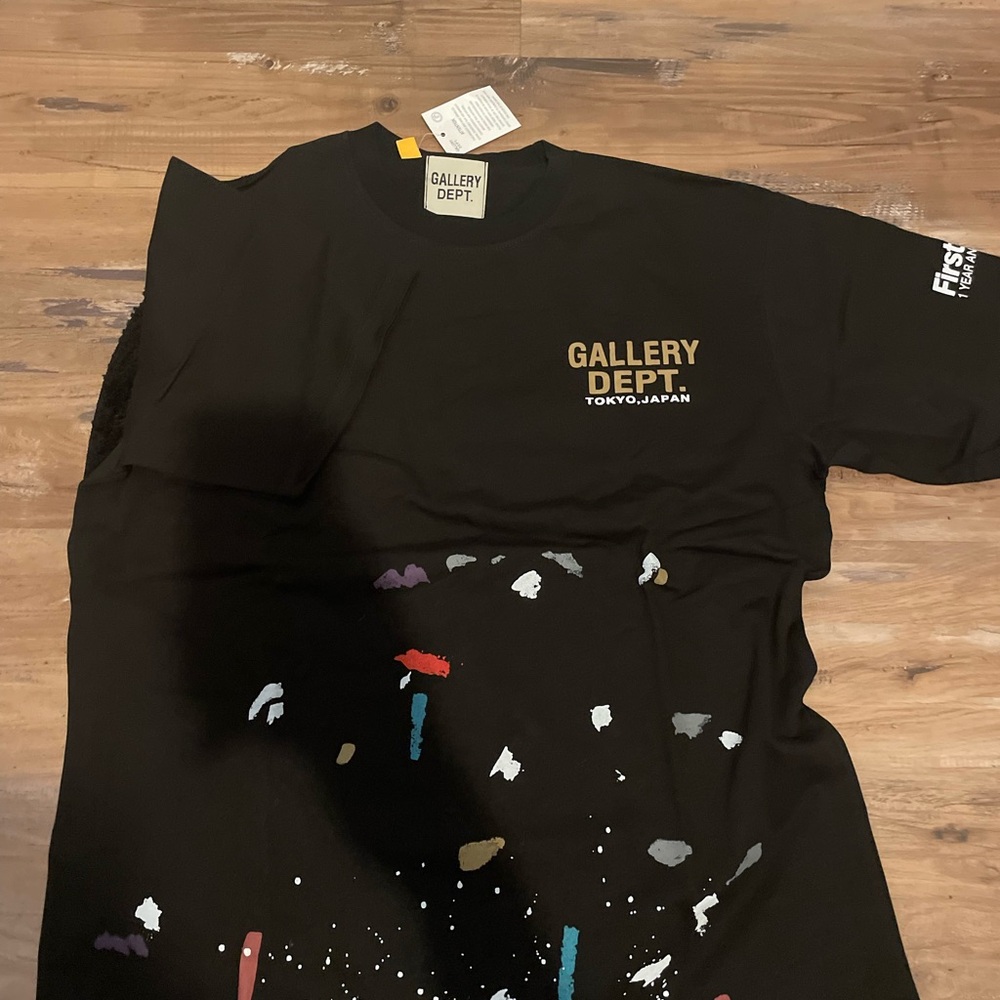 Gallery Dept Black Graphic T-Shirt